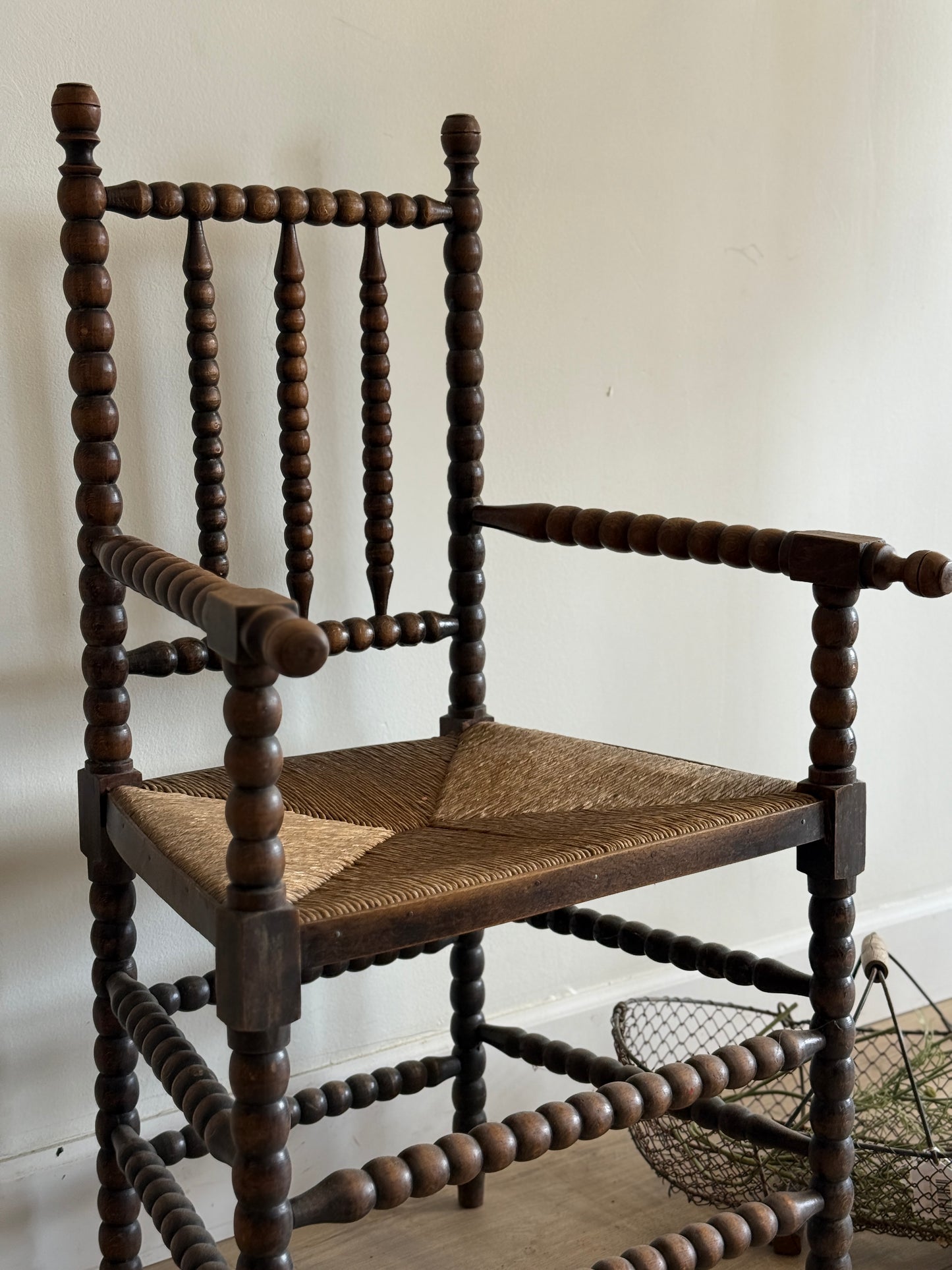 Antique Dutch Bobbin Chair