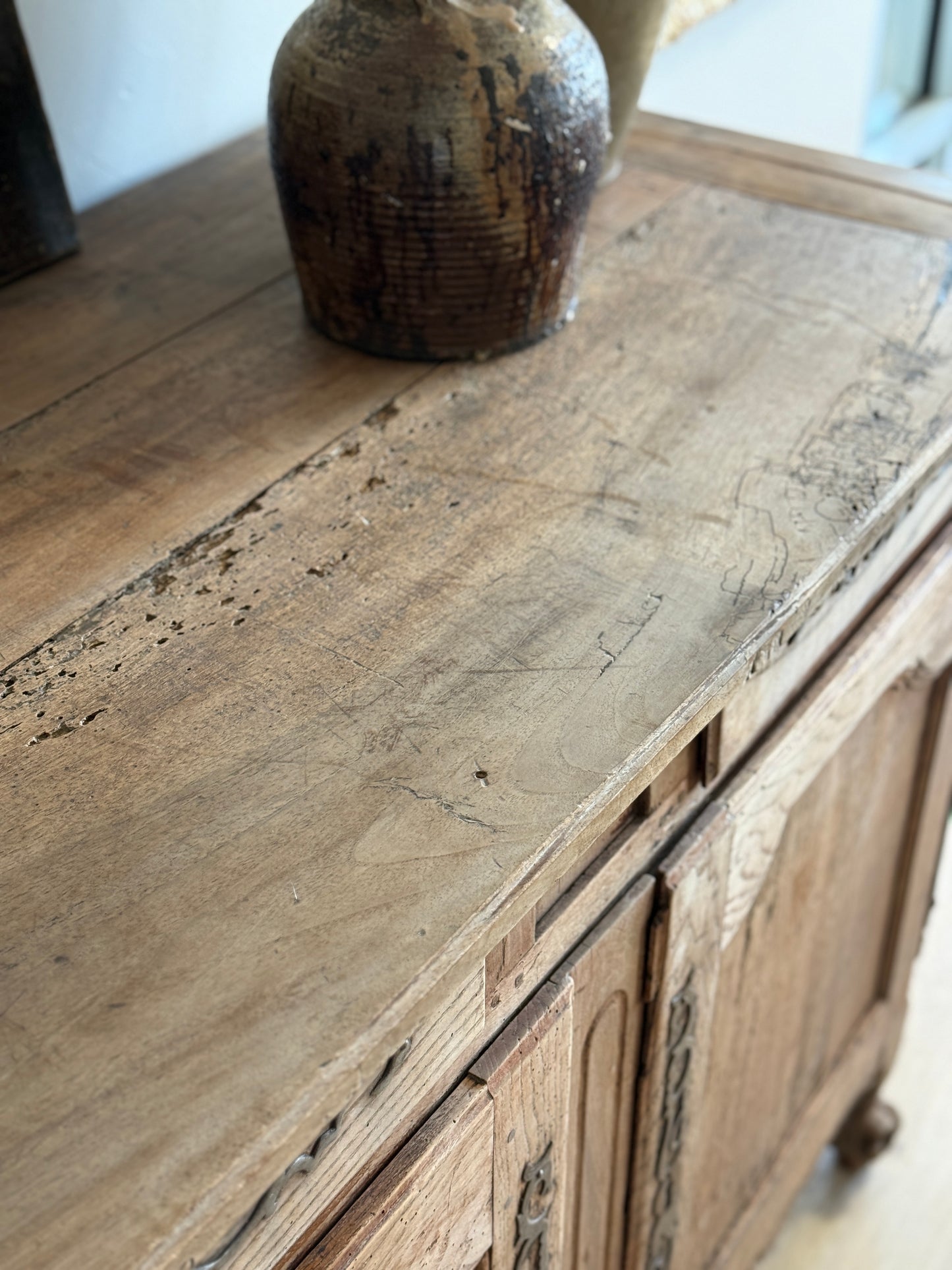 Large 19th Century French Walnut Sideboard