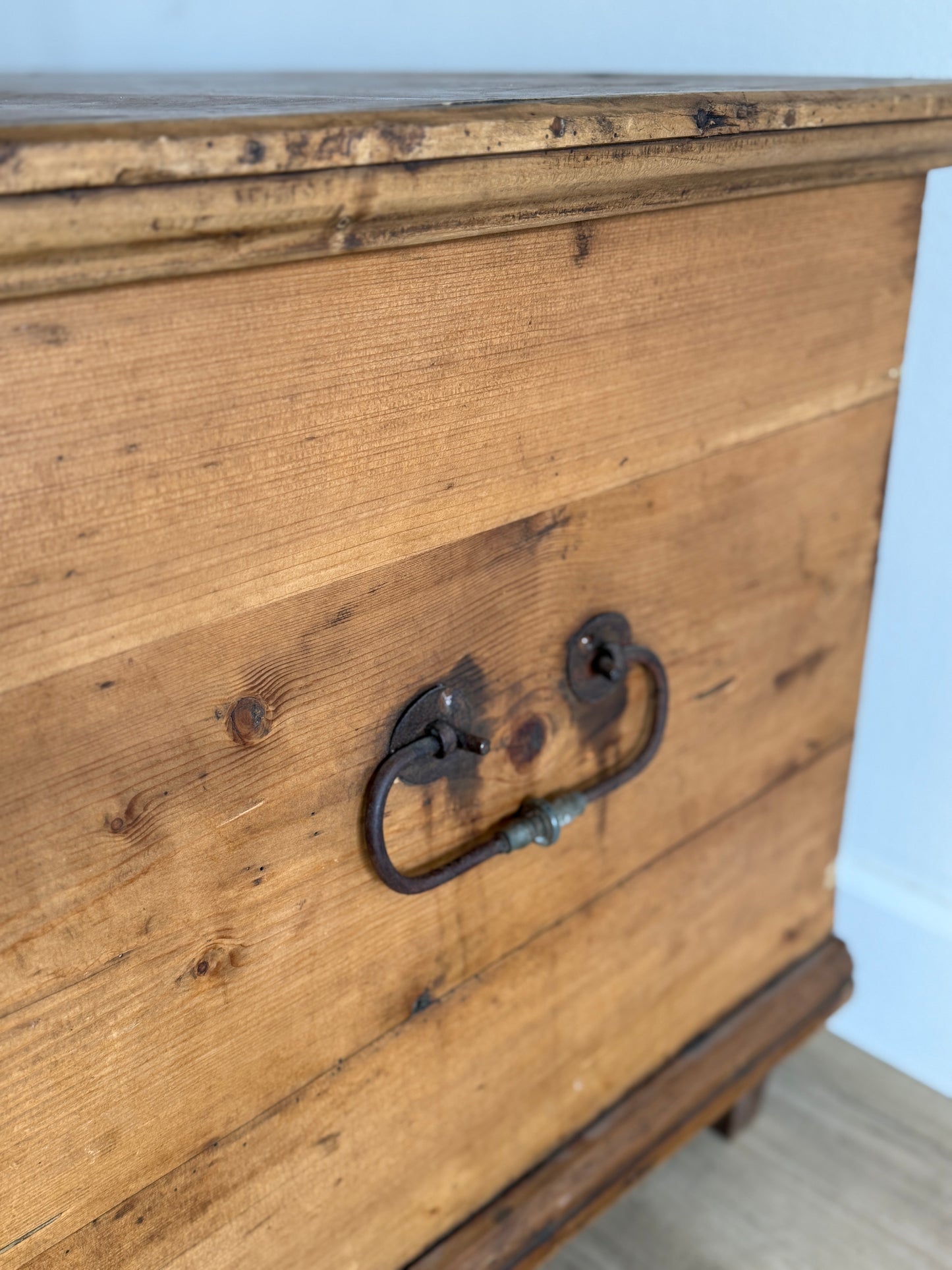 Large Antique European Trunk