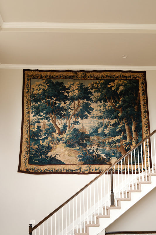 Rare Massive 17th c. Verdue Tapestry