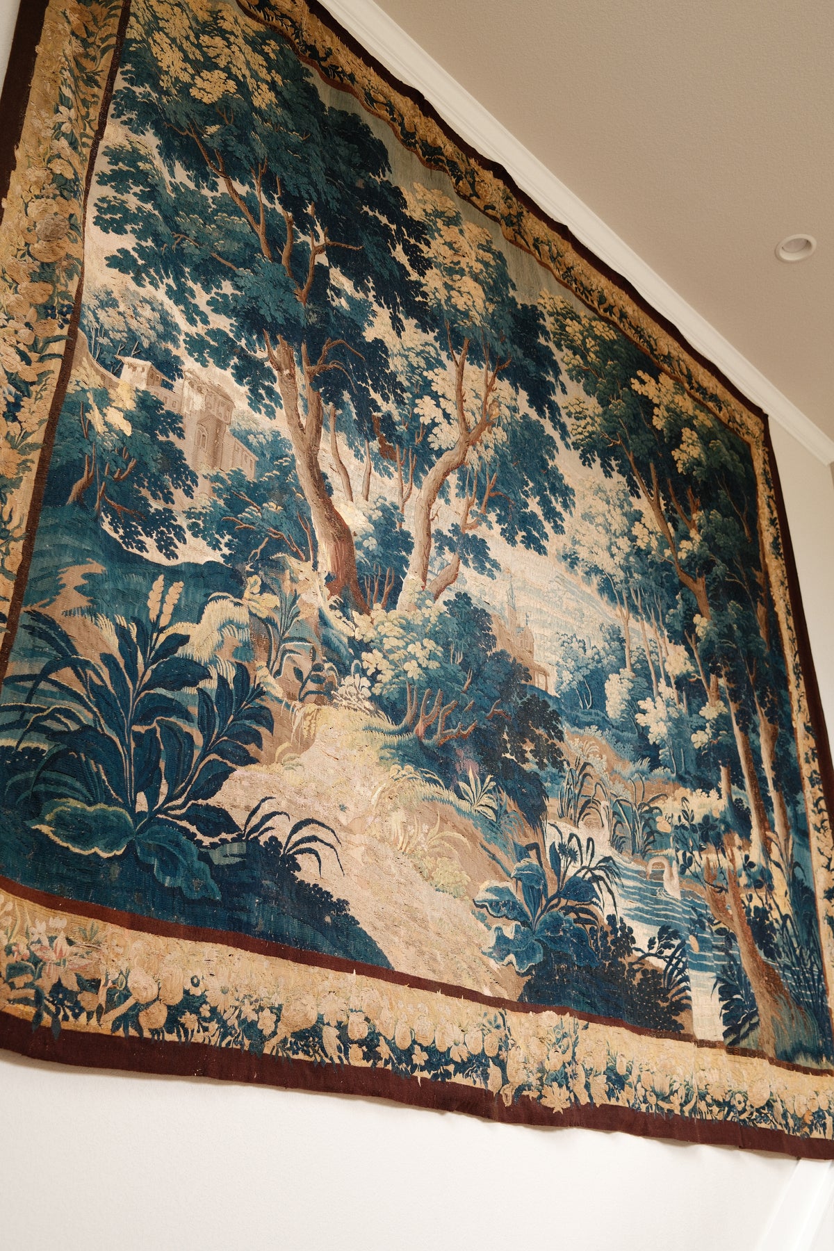 Rare Massive 17th c. Verdue Tapestry