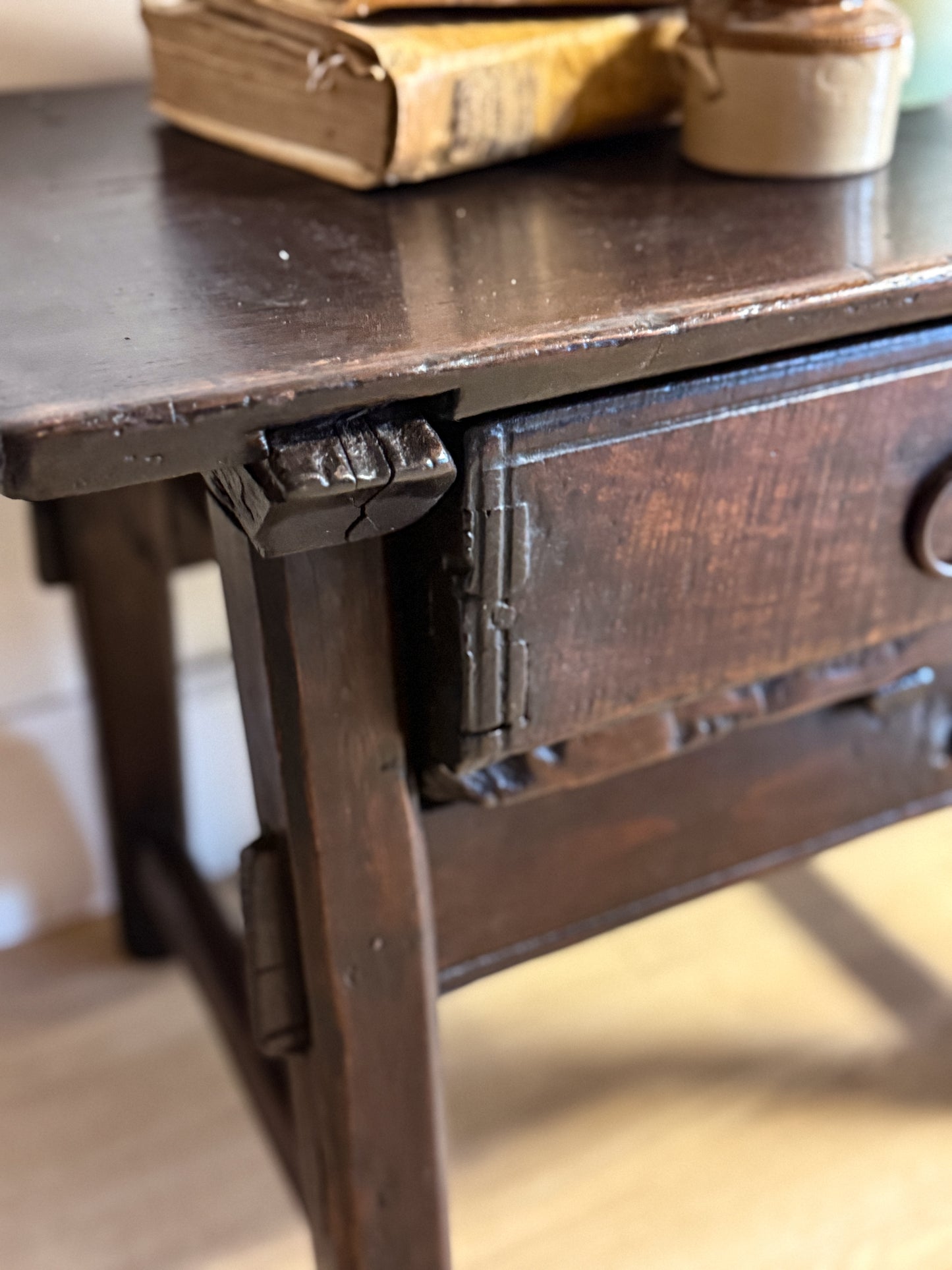 18th c. Spanish Shepherd Table, c.1750