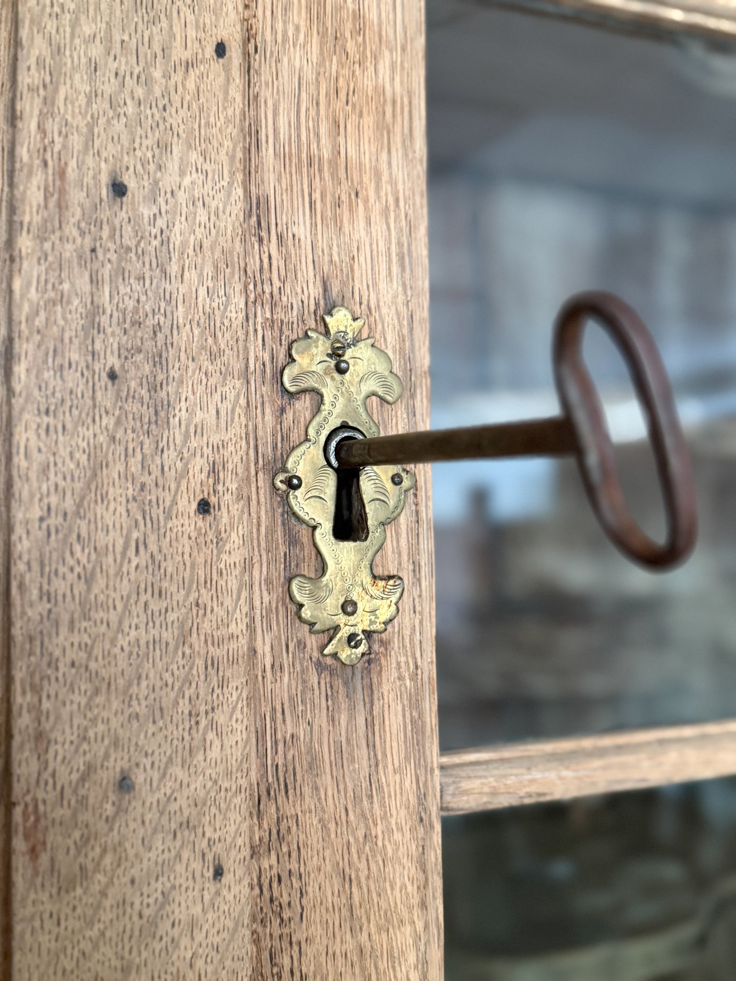 Early 19th c. Dutch Oak Cabinet