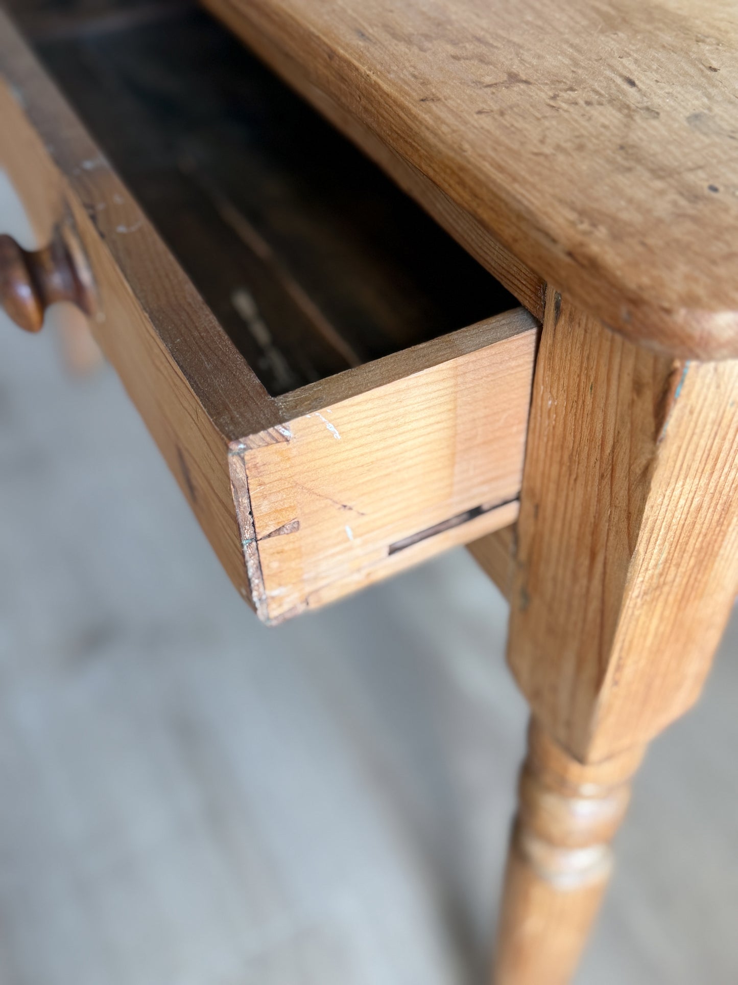 Antique English Victorian Desk/Hall Table