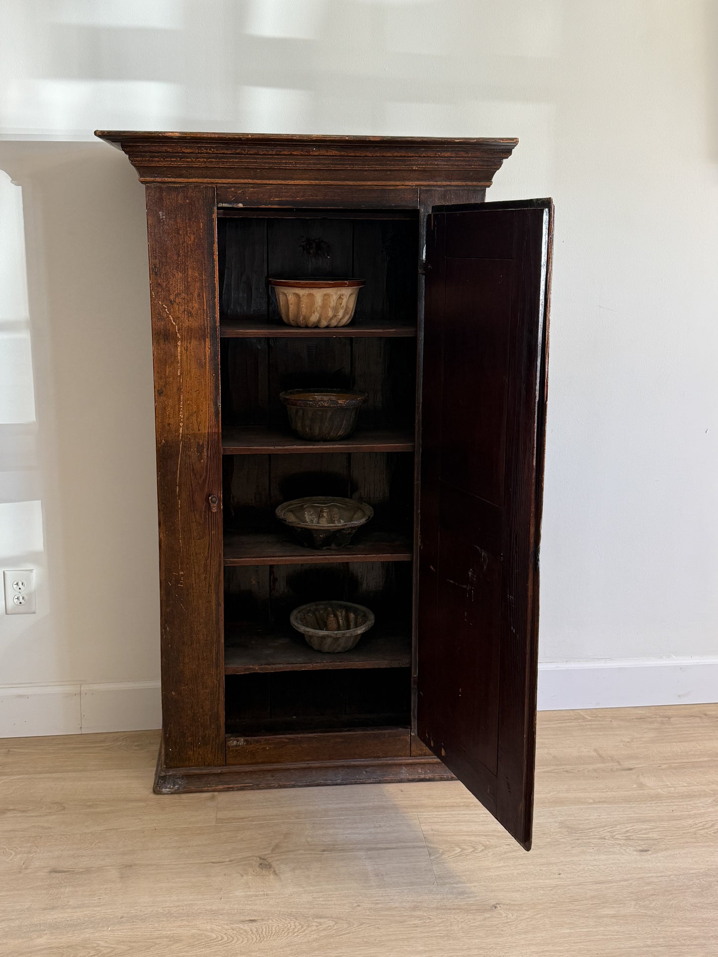 Antique European Marriage Cupboard