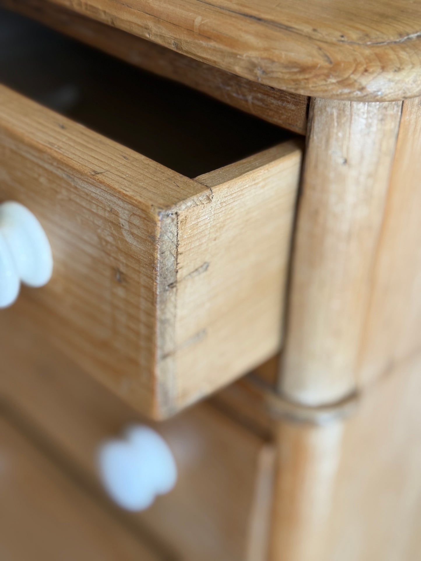 Antique English Pine Desk