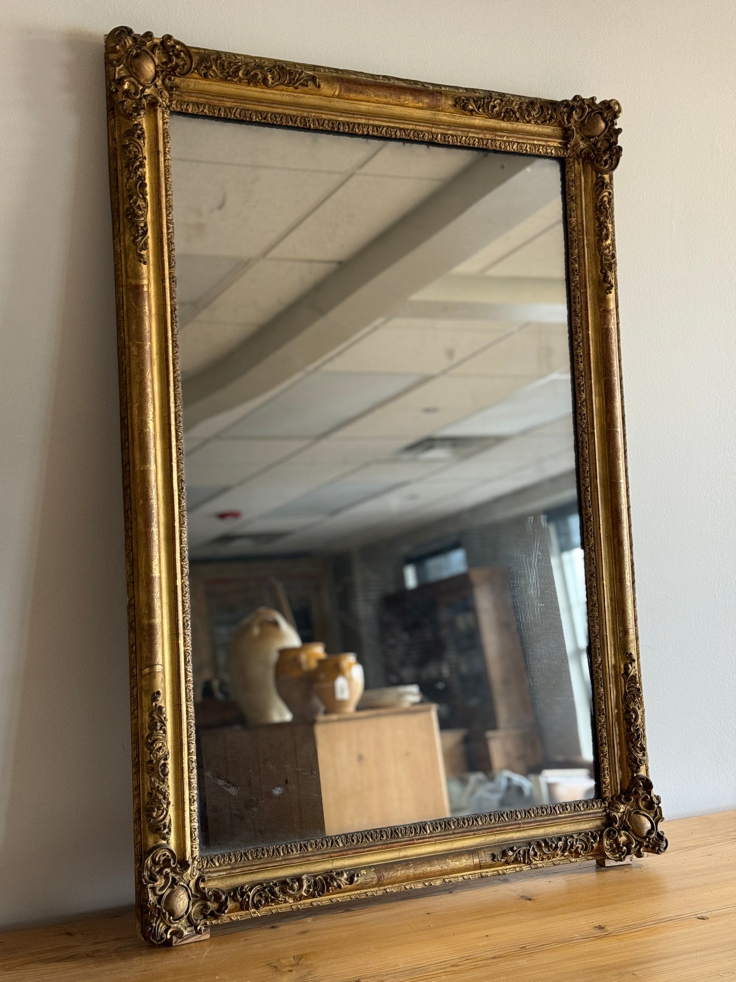 Large 19th c. Napoleon The Third Mirror