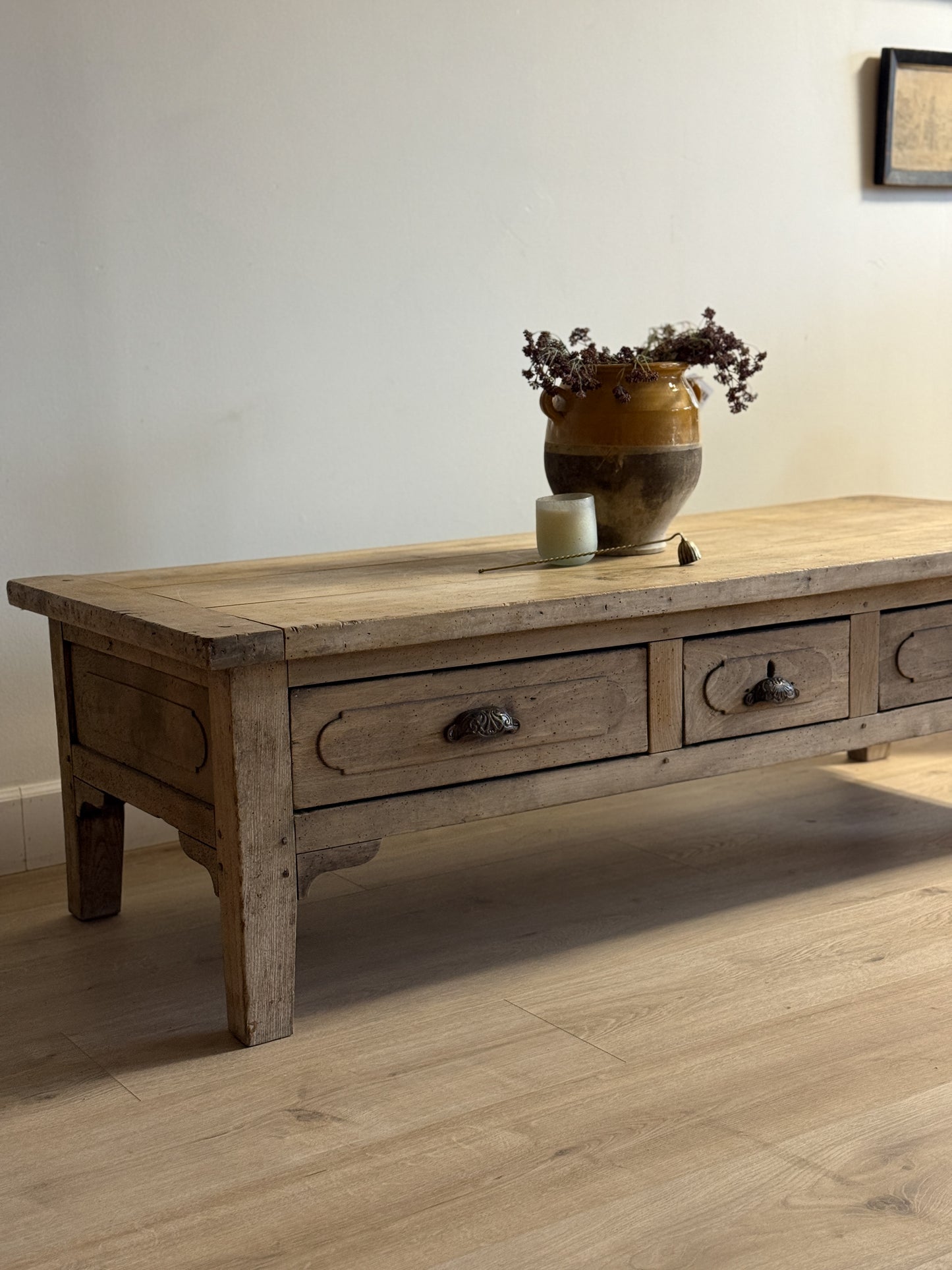 Antique French Oak Coffee Table