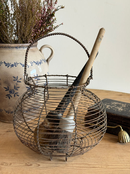 Antique French Wire Egg Baskets