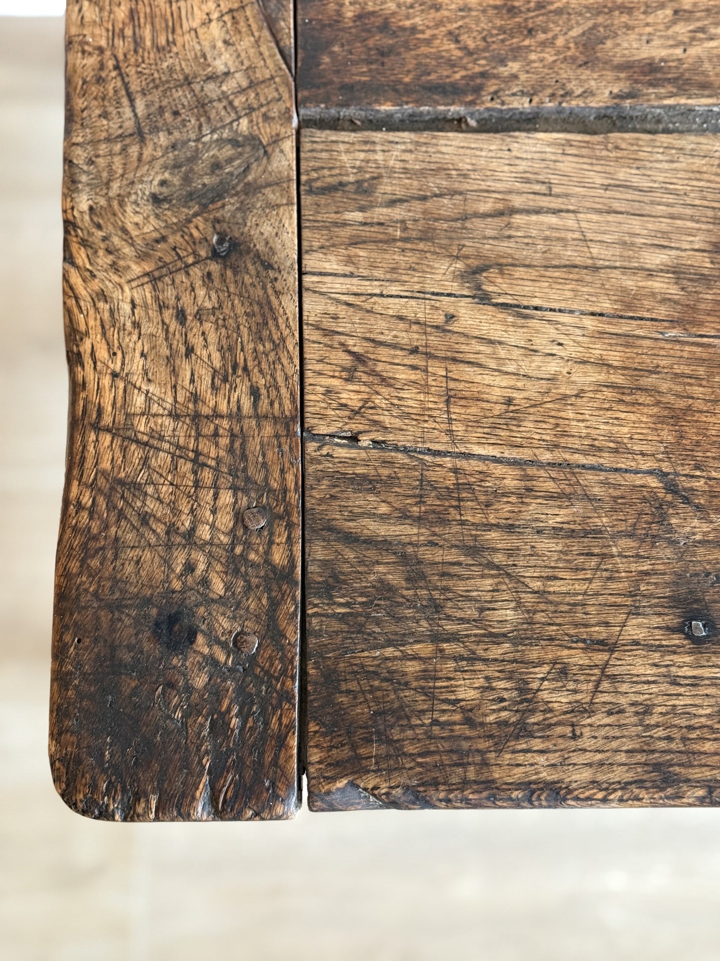 Antique French Oak Serving Table/Console