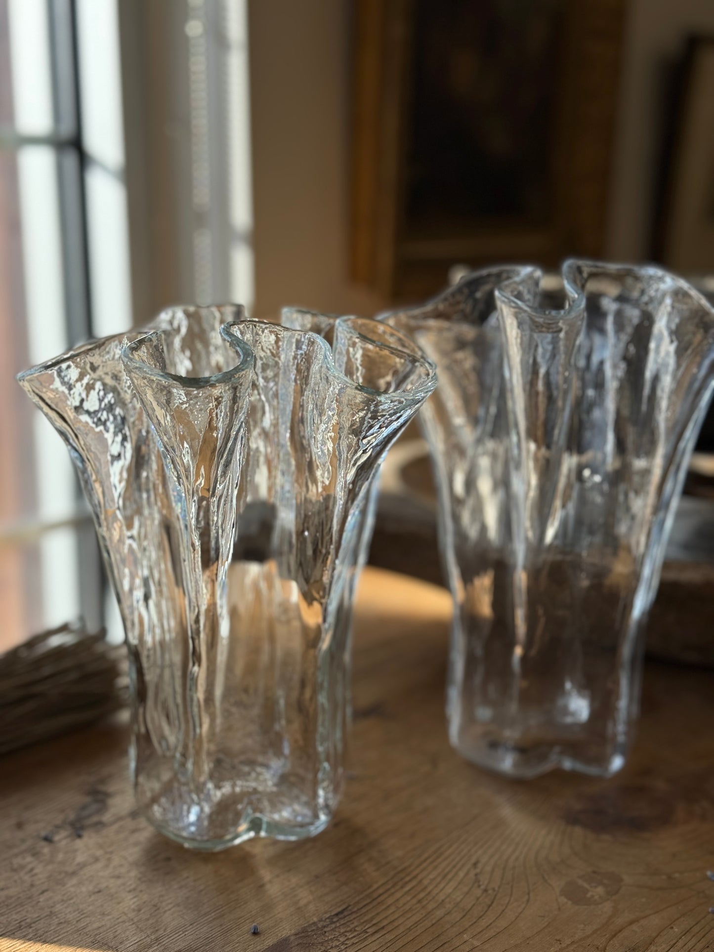 Vintage Hand Blown Finnish Vases