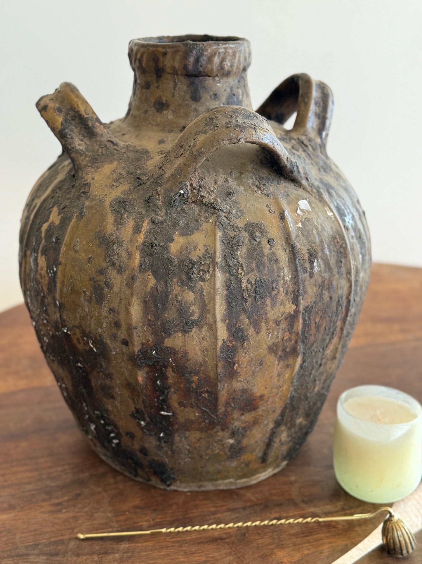 Large 18th c. French Walnut Jug