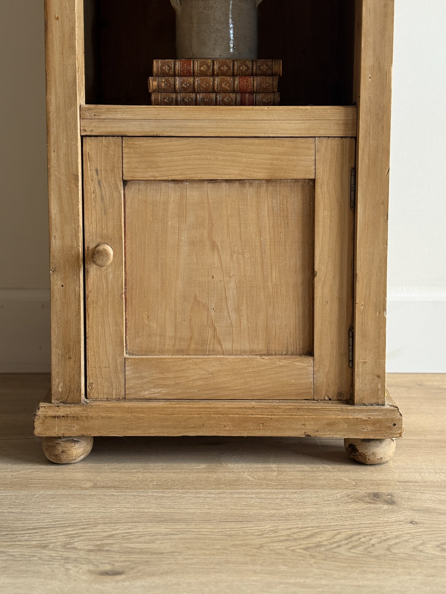 Antique English Pine Nightstand