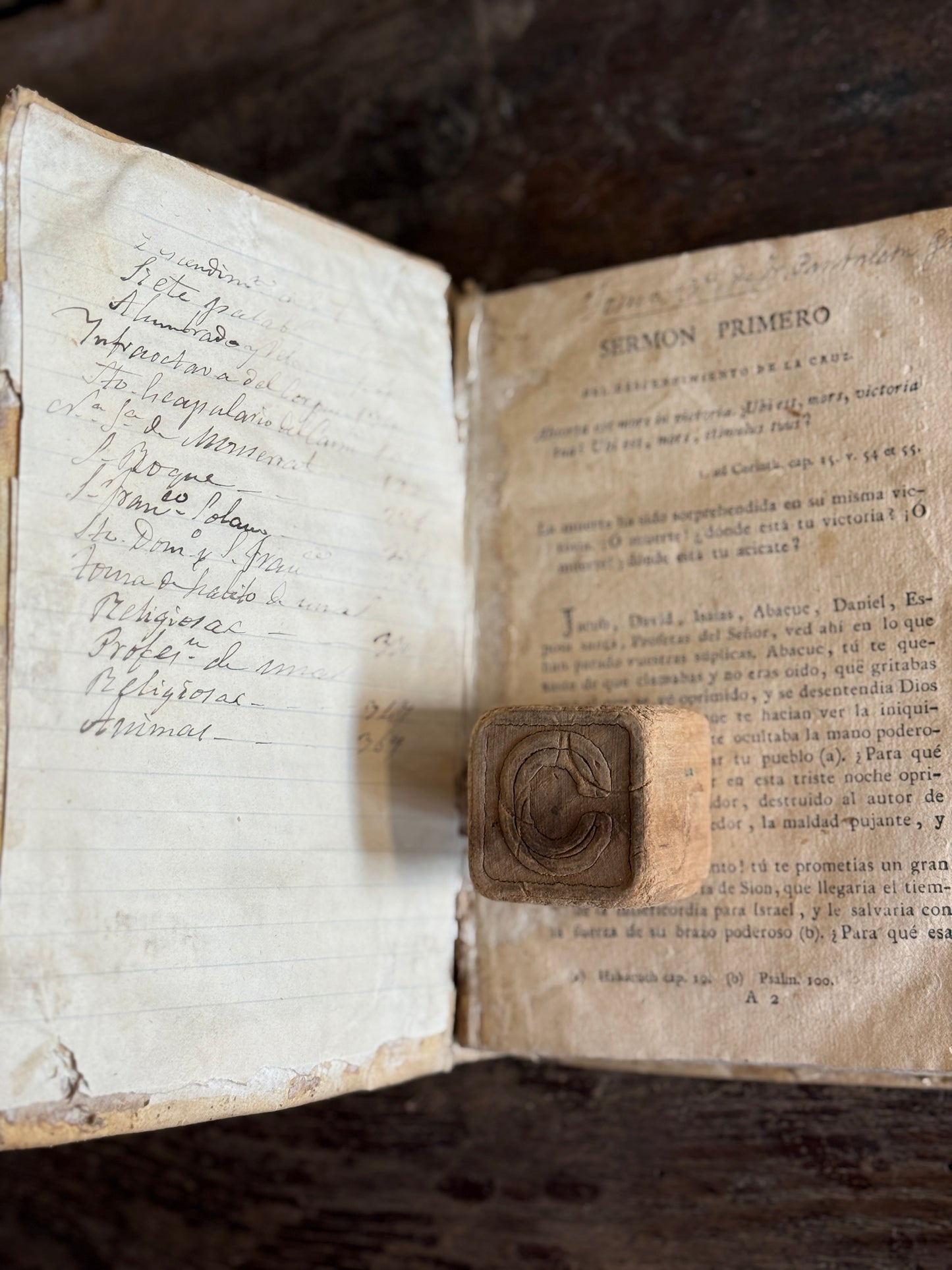 Rare Antique 18th Century Spanish Vellum Books