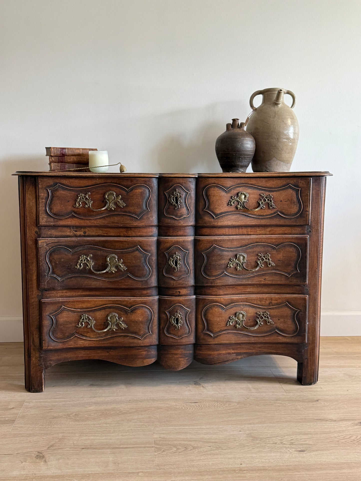 Antique French Walnut Chest of Drawers/Dresser