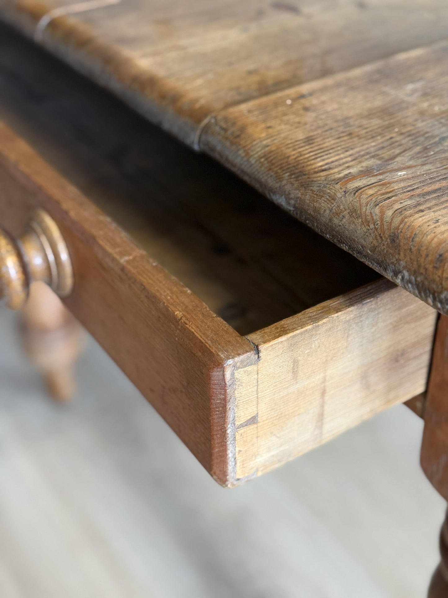 Antique English Pine Table