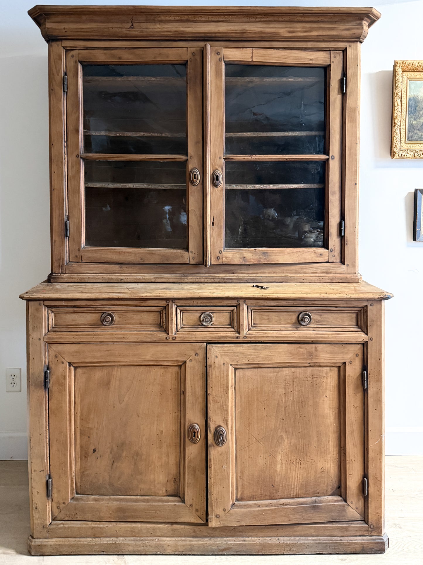 Antique French Walnut Bookshelf