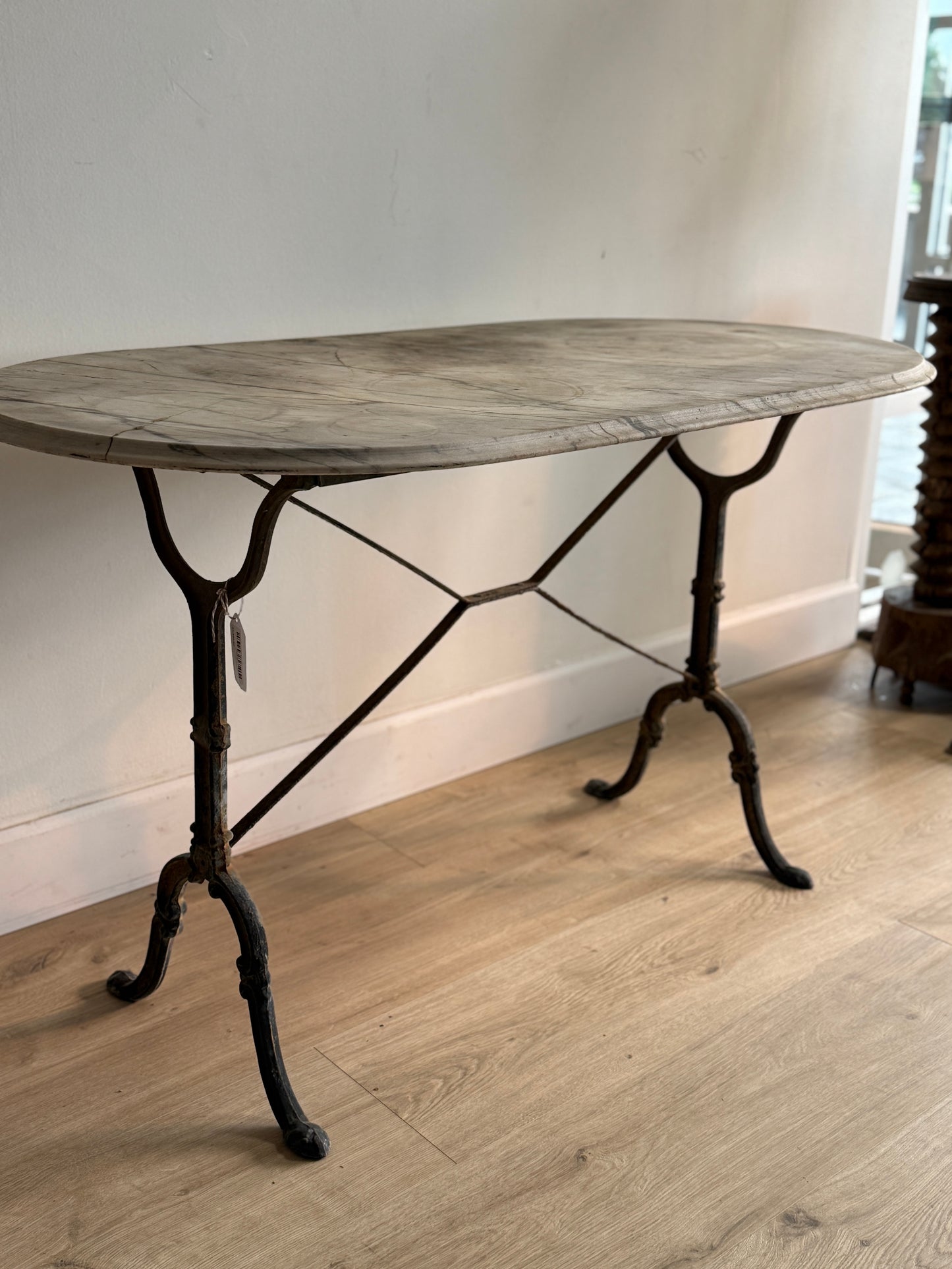 Antique French Marble Garden Table