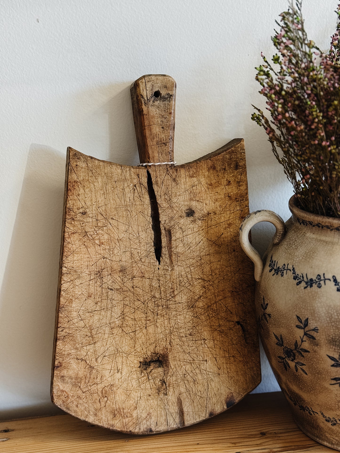 Antique Chunky French Bread Board