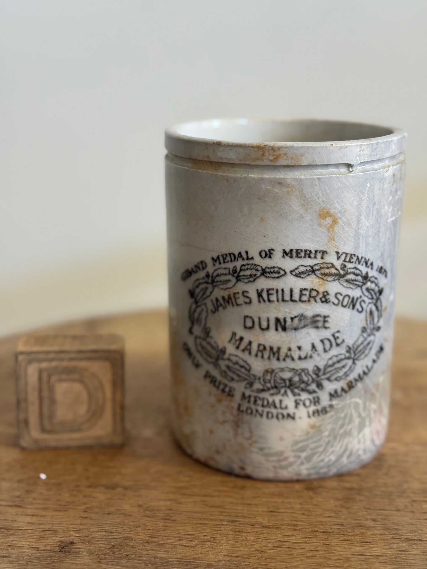 Antique English Marmalade Jar