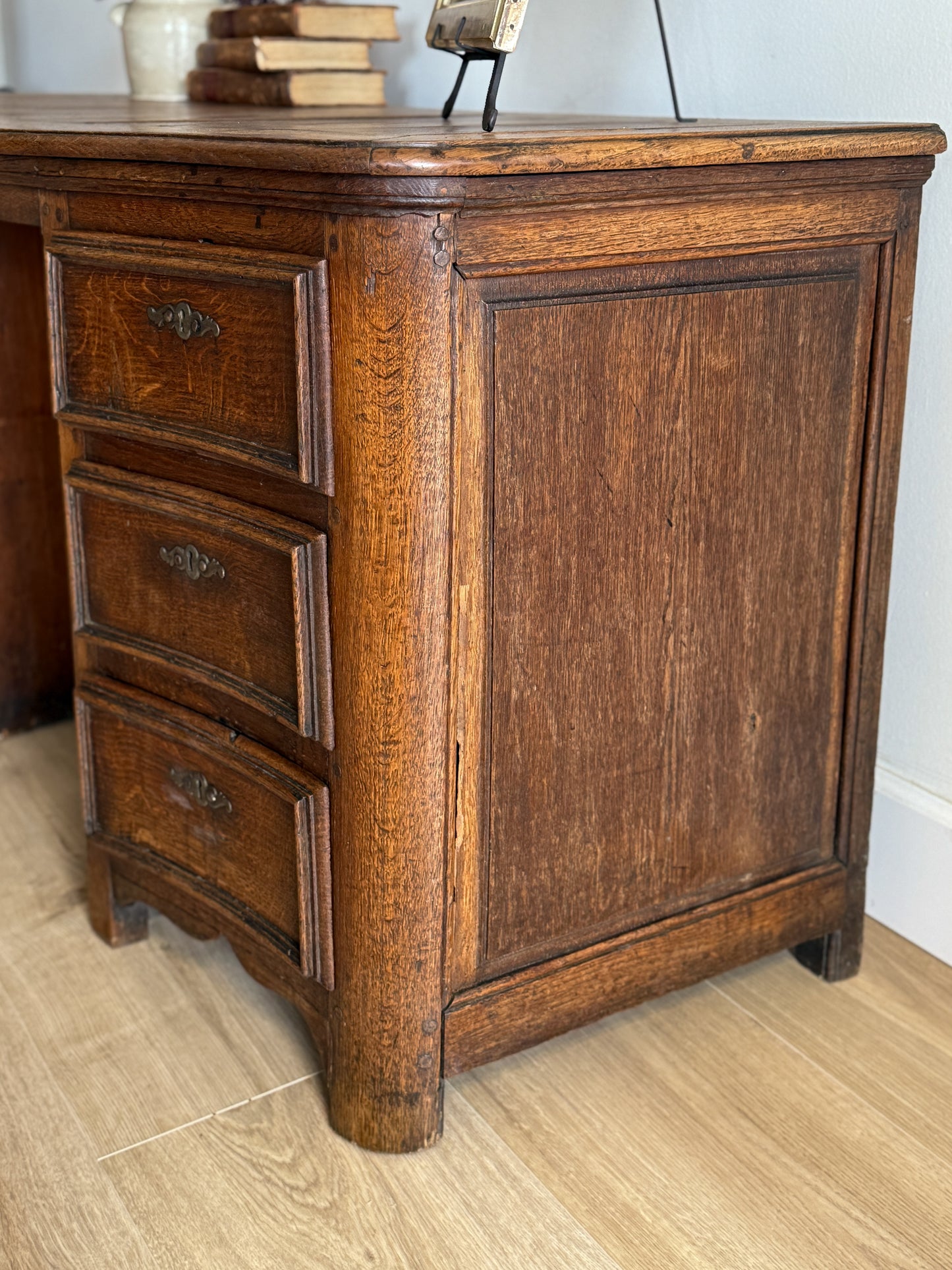 Rare 19th Century French Oak Desk from Mazarin Region
