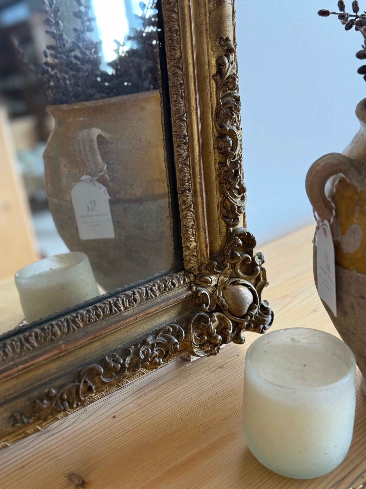 Large 19th c. Napoleon The Third Mirror