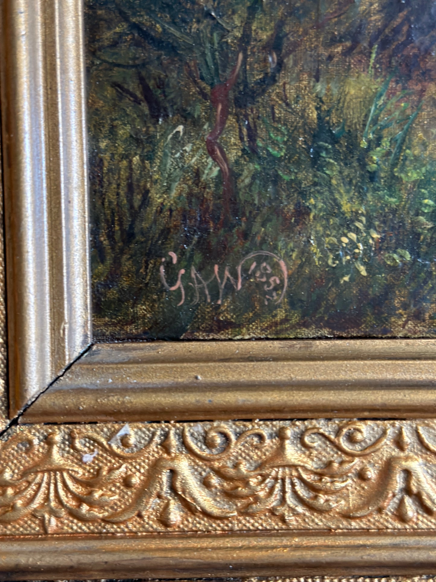 Antique Original Lake District Oil Painting, by George Augustus Williams (1814-1901)