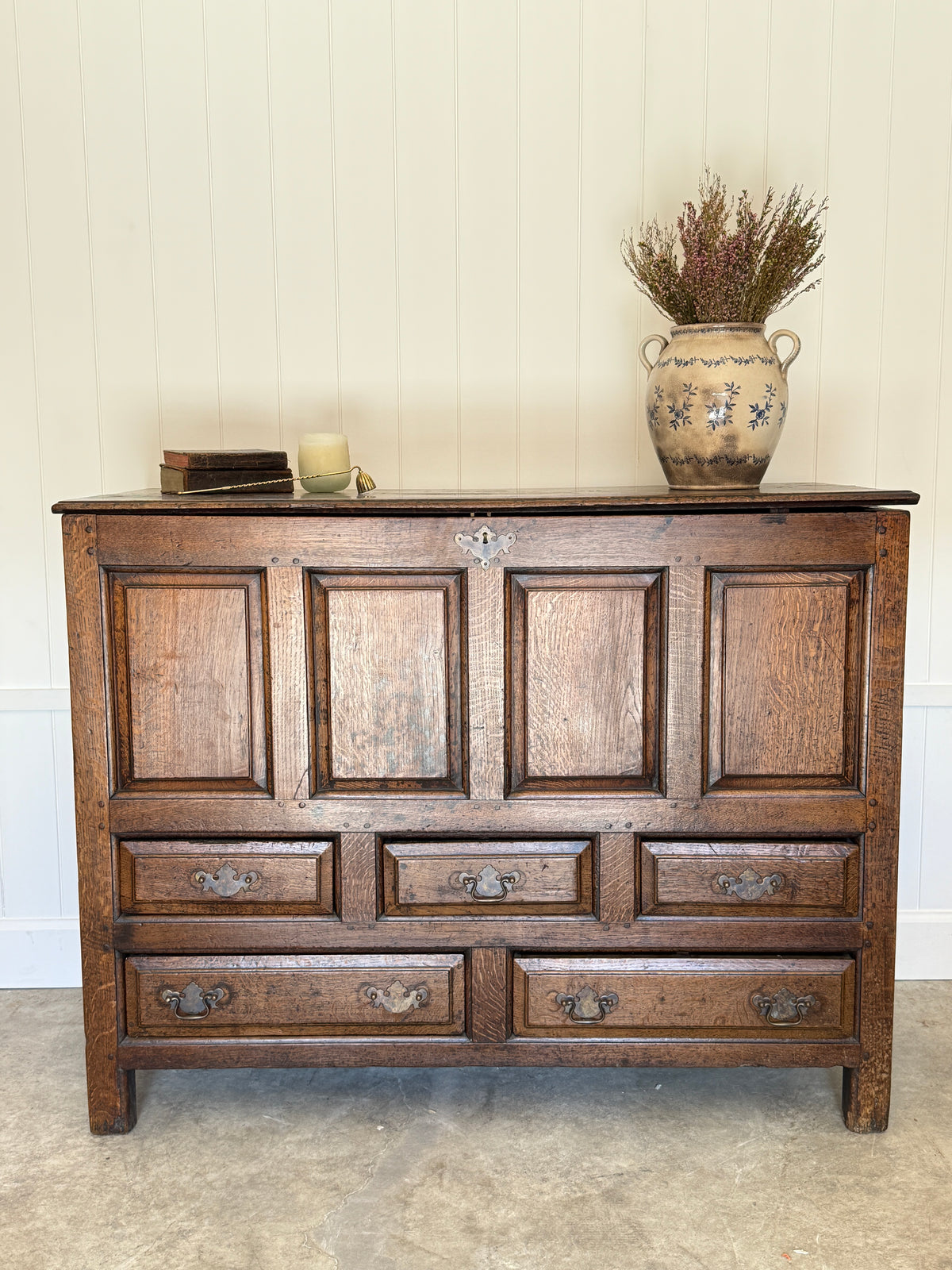 Antique English Mule Chest