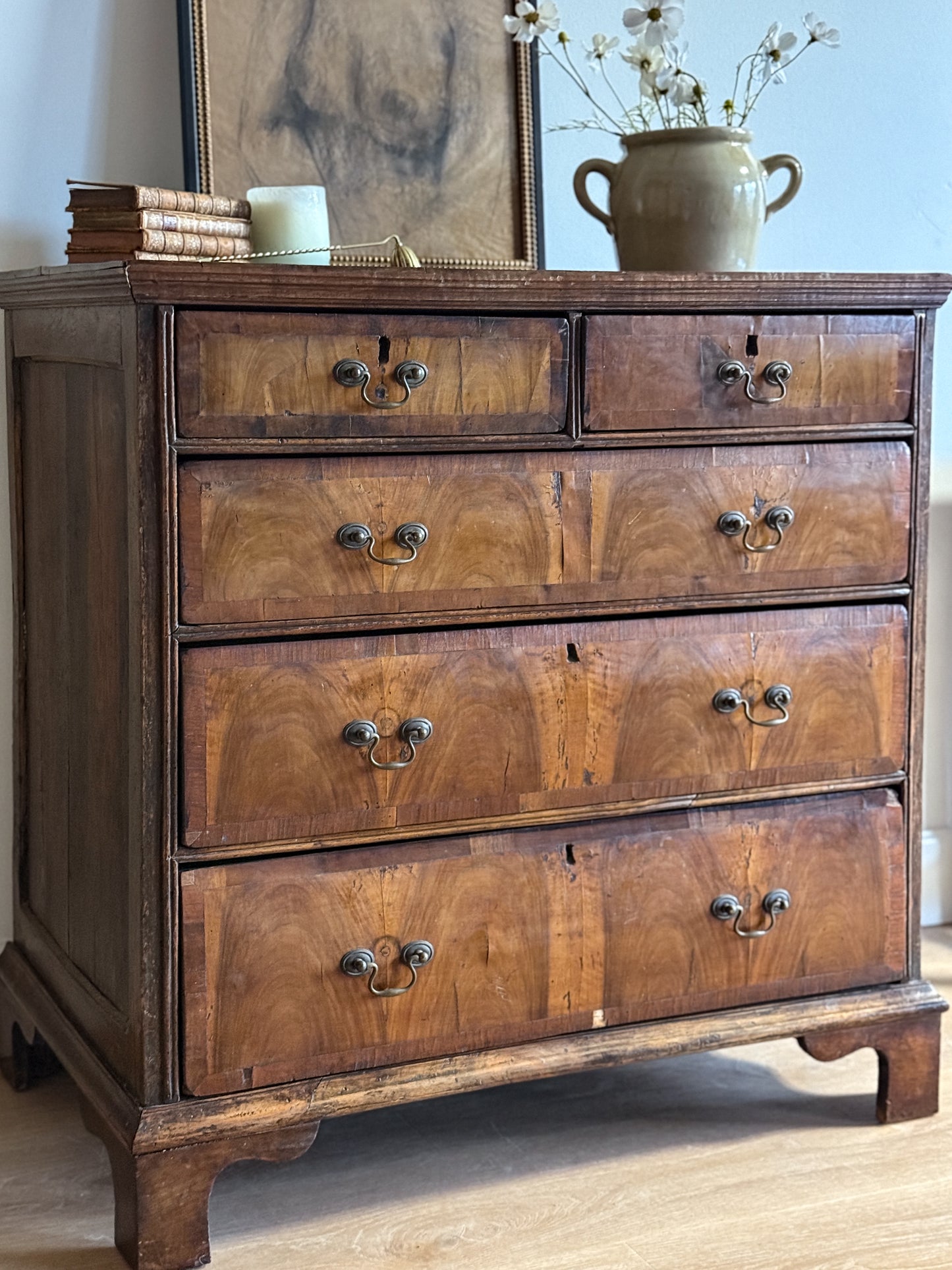 18th Century English Walnut Chest of Drawers