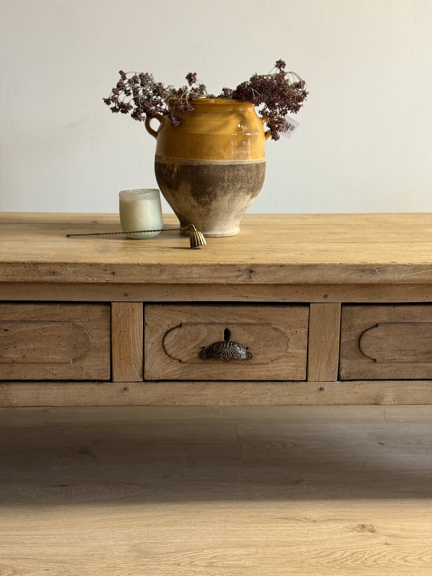 Antique French Oak Coffee Table