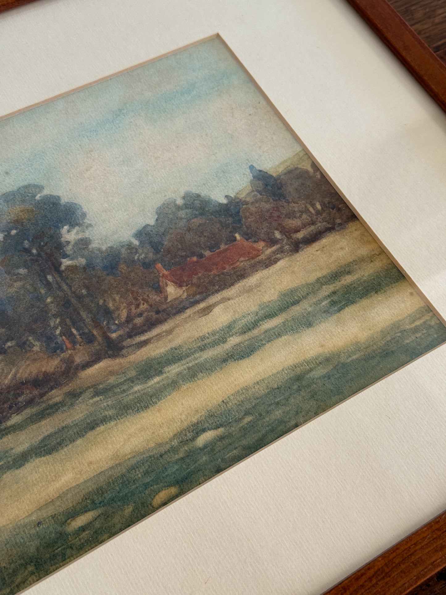 Antique English Watercolor Painting