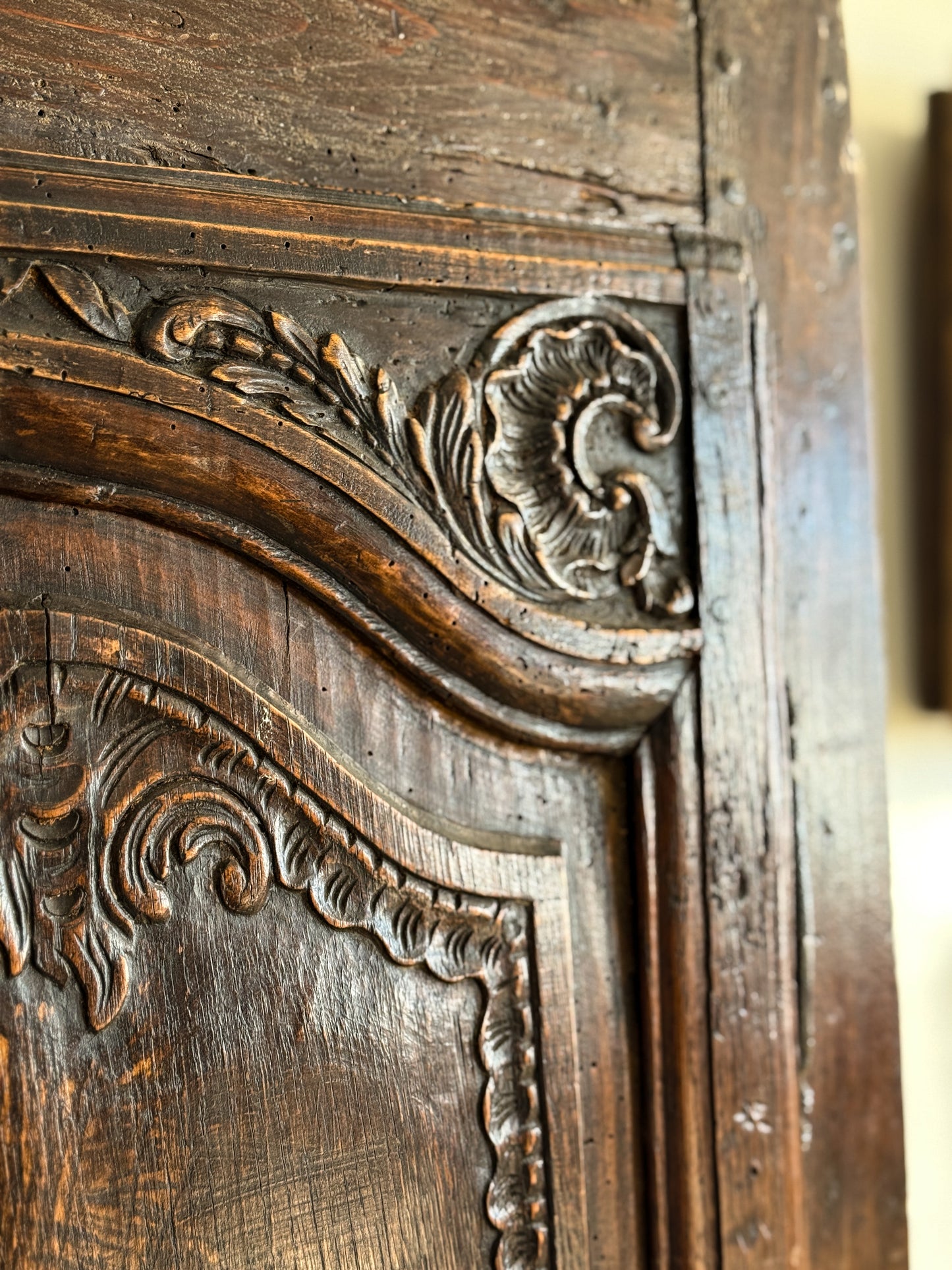 18th c. French Oak Cabinet