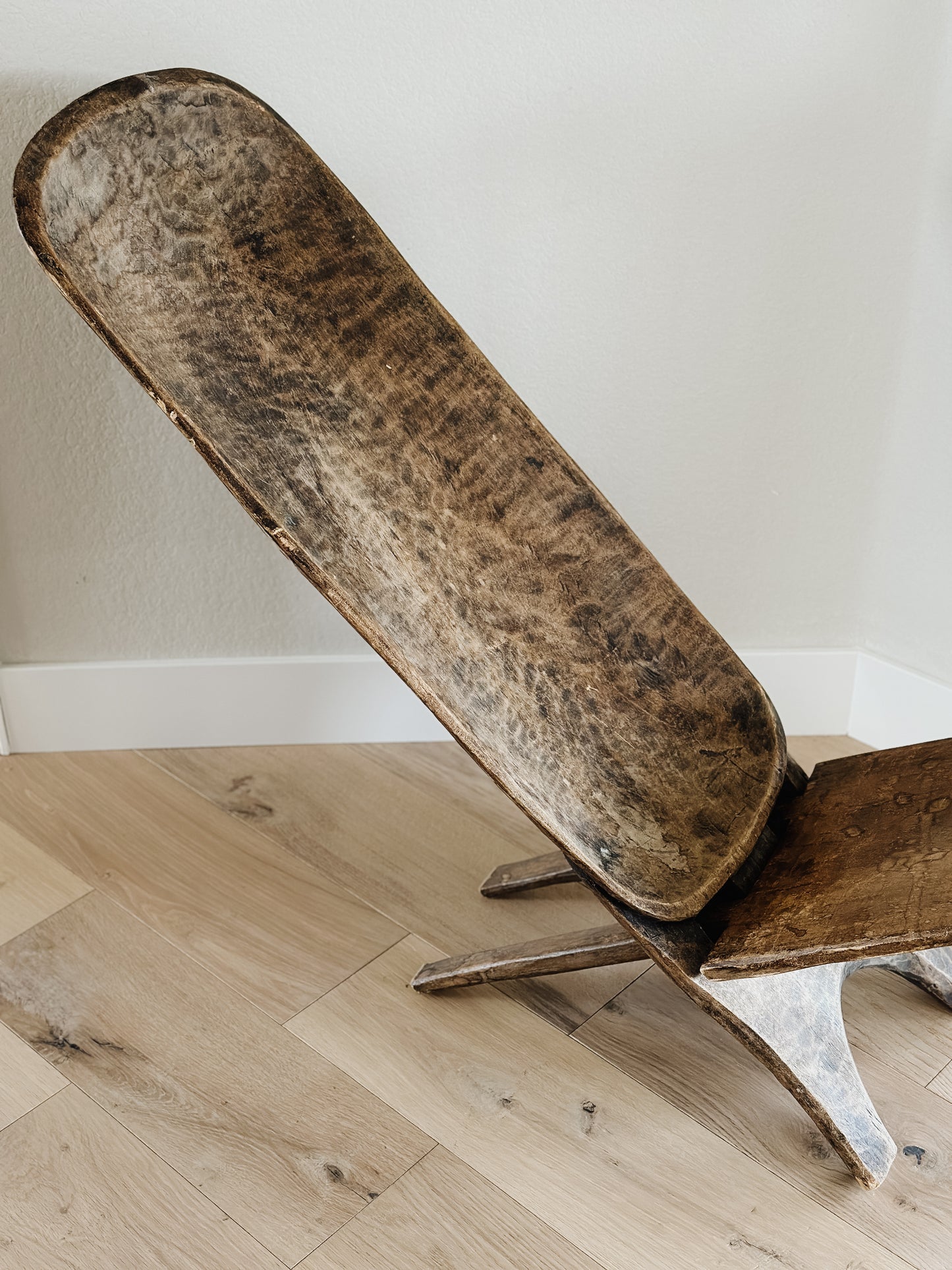 Antique Hand Carved Senufo Stargazer Chair