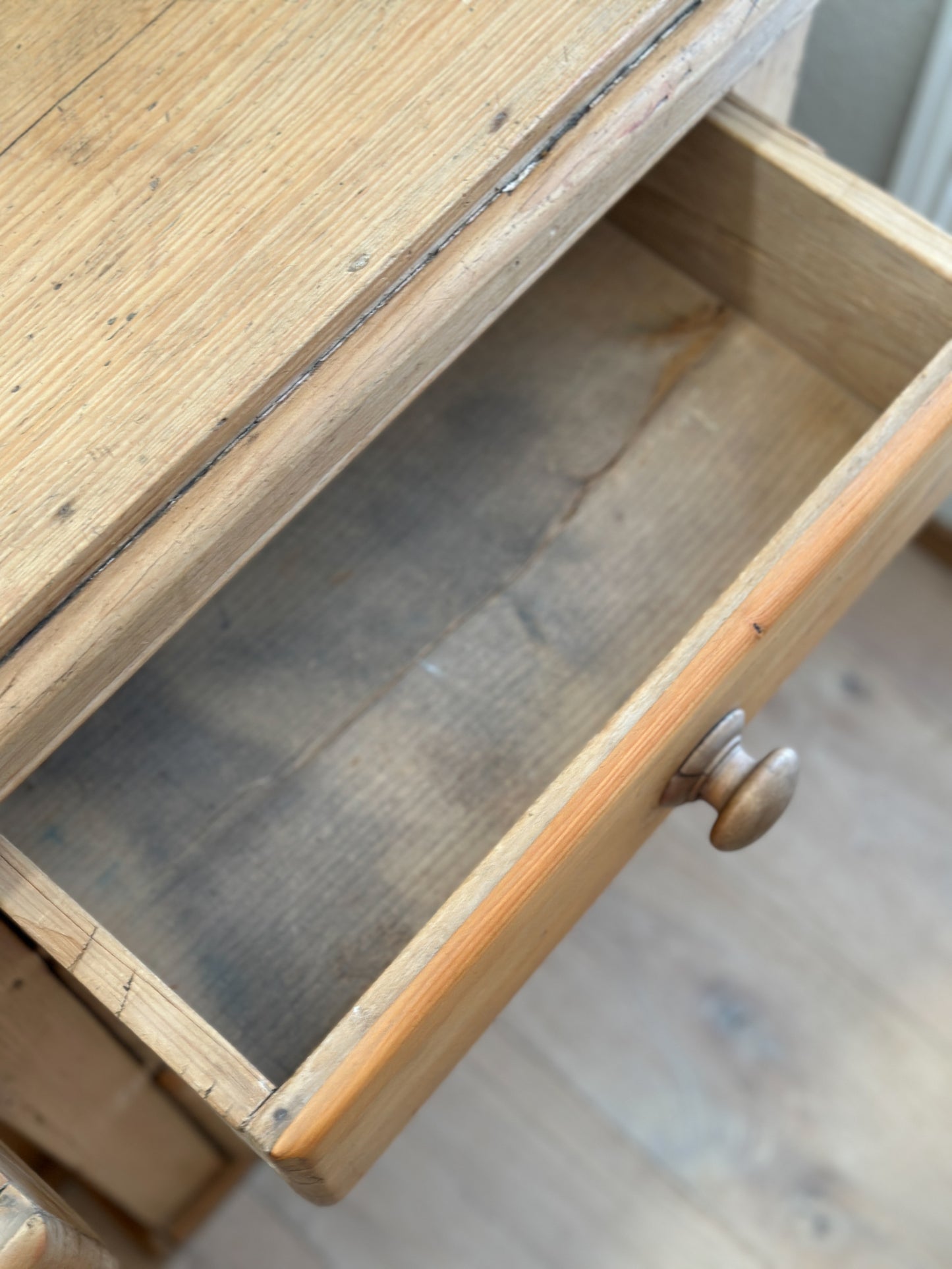 Antique English Pine Sideboard/Dresser Base