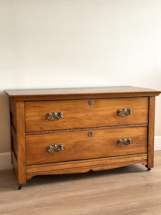 Vintage Two Drawer Dresser