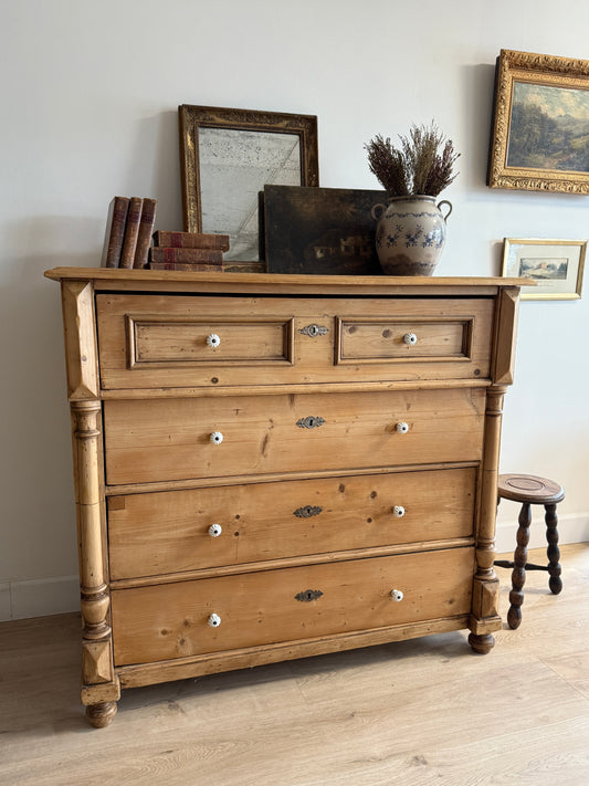Extra Large Antique Hungarian Chest of Drawers