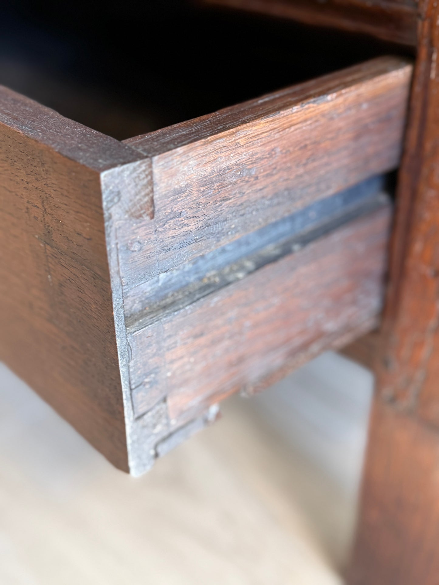 Antique English Oak Coffer/Trunk