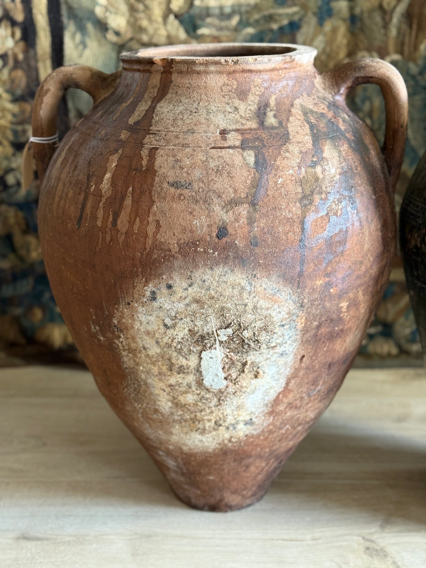 Antique Turkish Pot, Brown