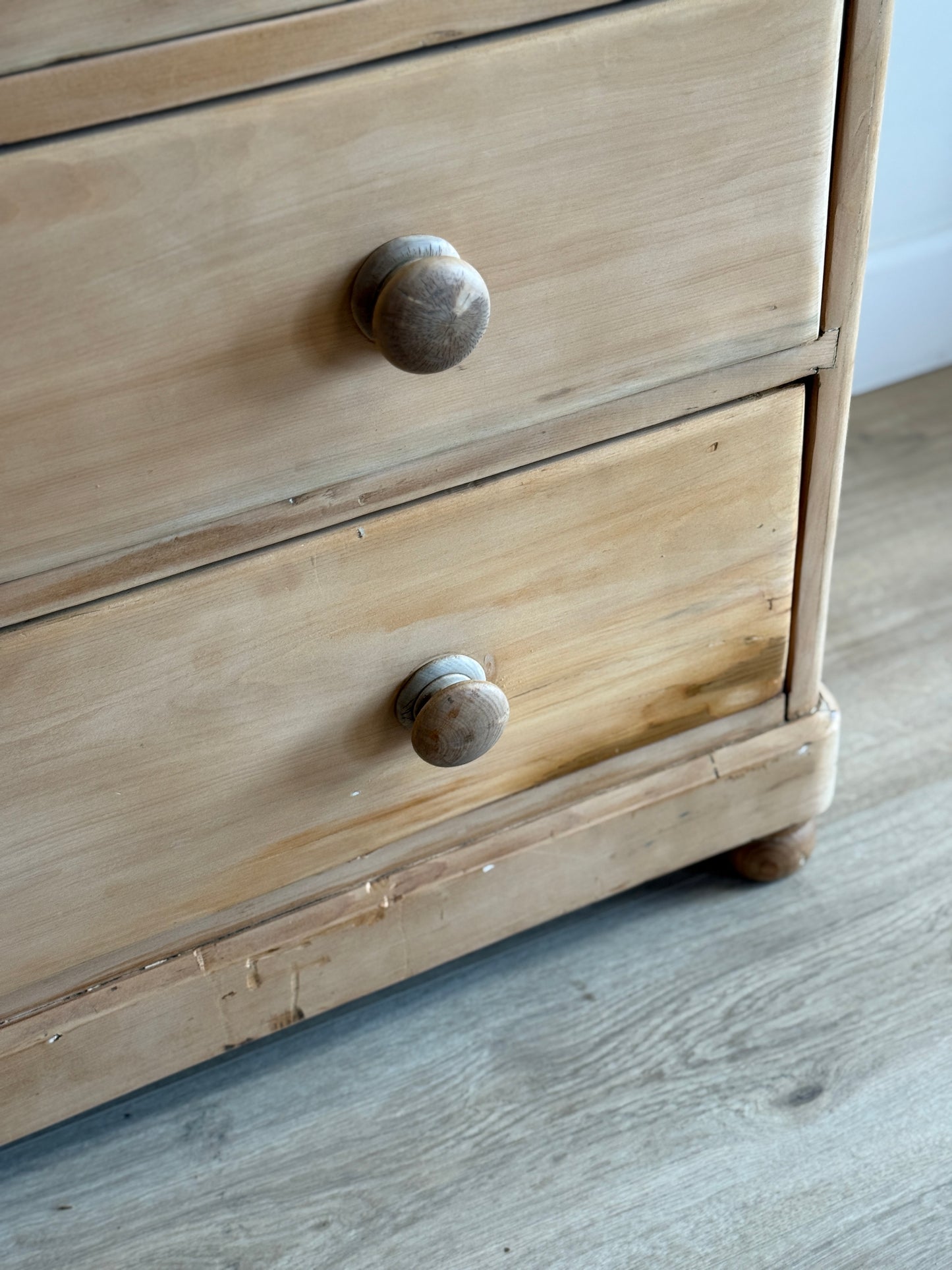 Antique English Pine Dresser/Chest of Drawers