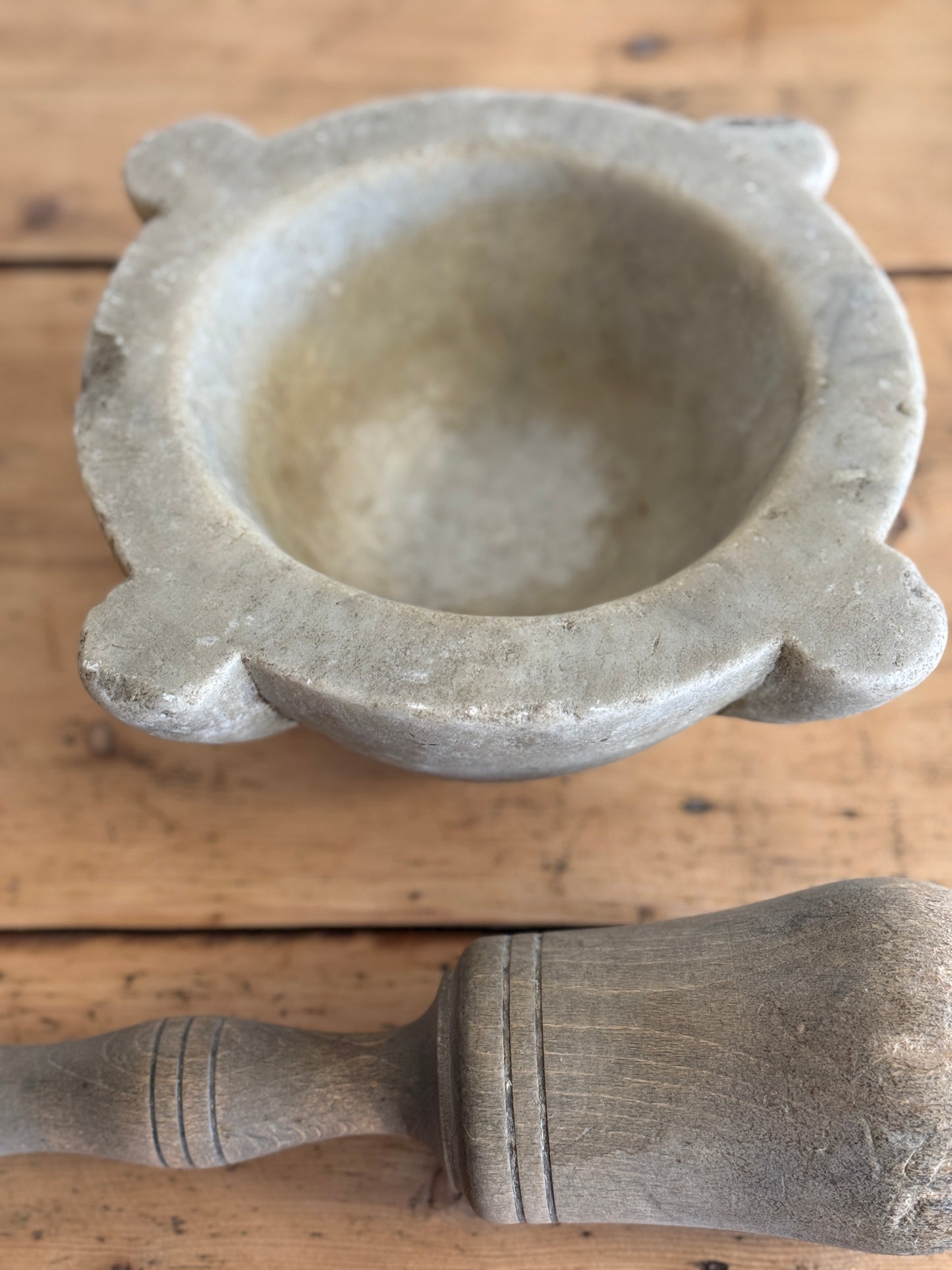 Antique 17/18th Century French Marble Mortars