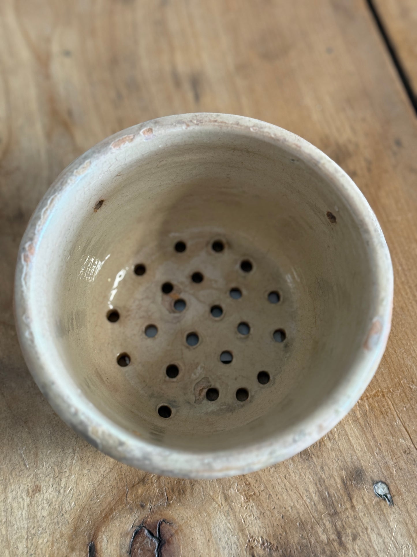 Antique French Cheese Strainers