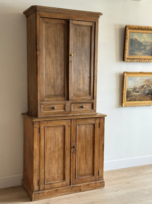 Antique English Pine Cupboard