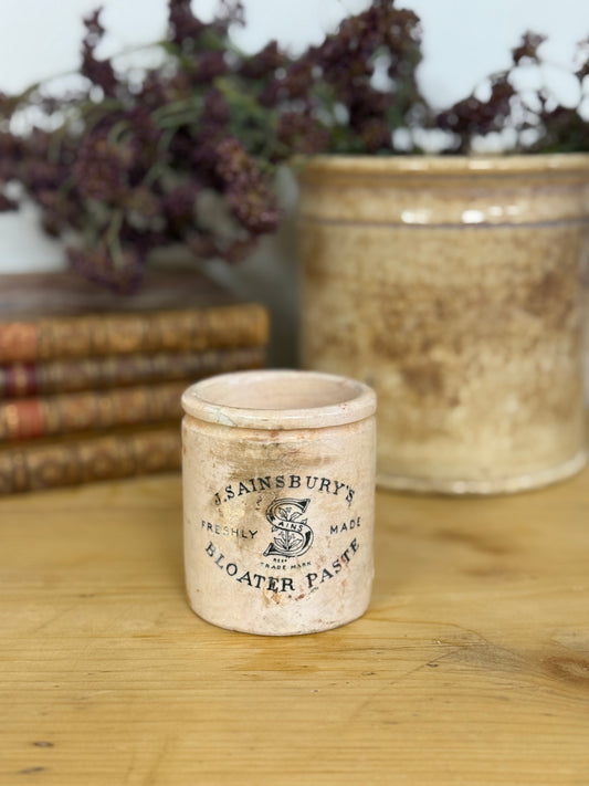 Antique English Bloater Paste Jar (large)