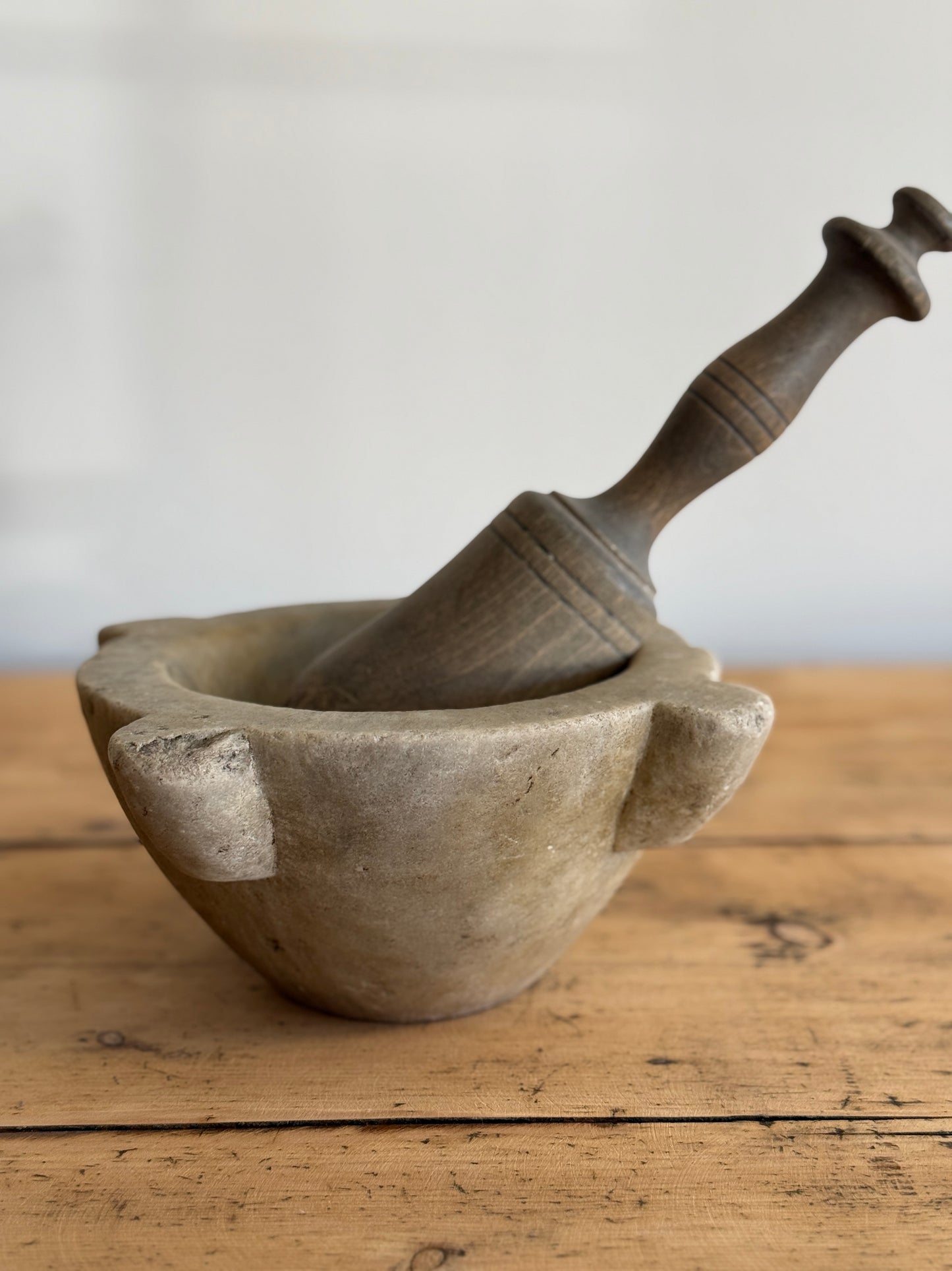 Antique 17/18th Century French Marble Mortars