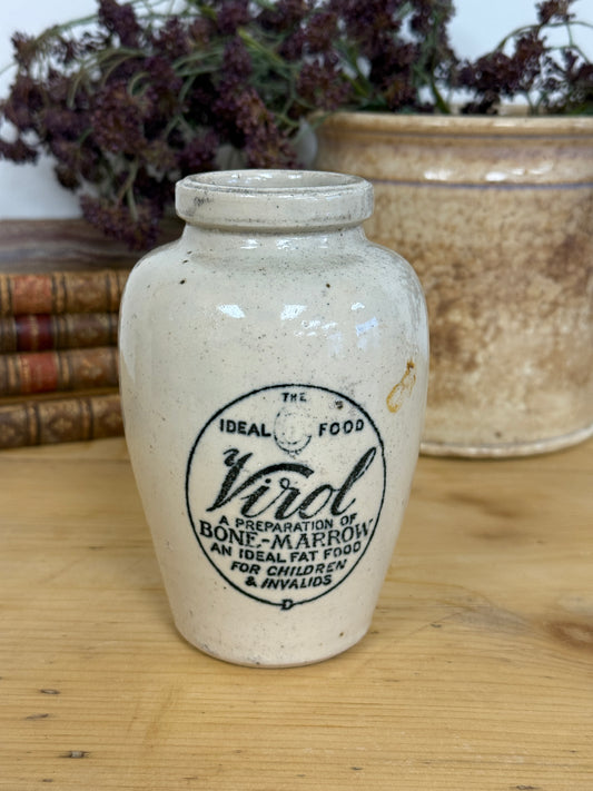Antique English Virol Jar (large)