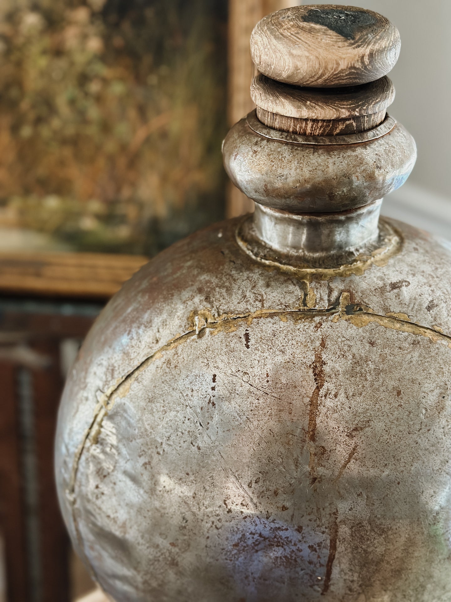 Large antique Indian water jug