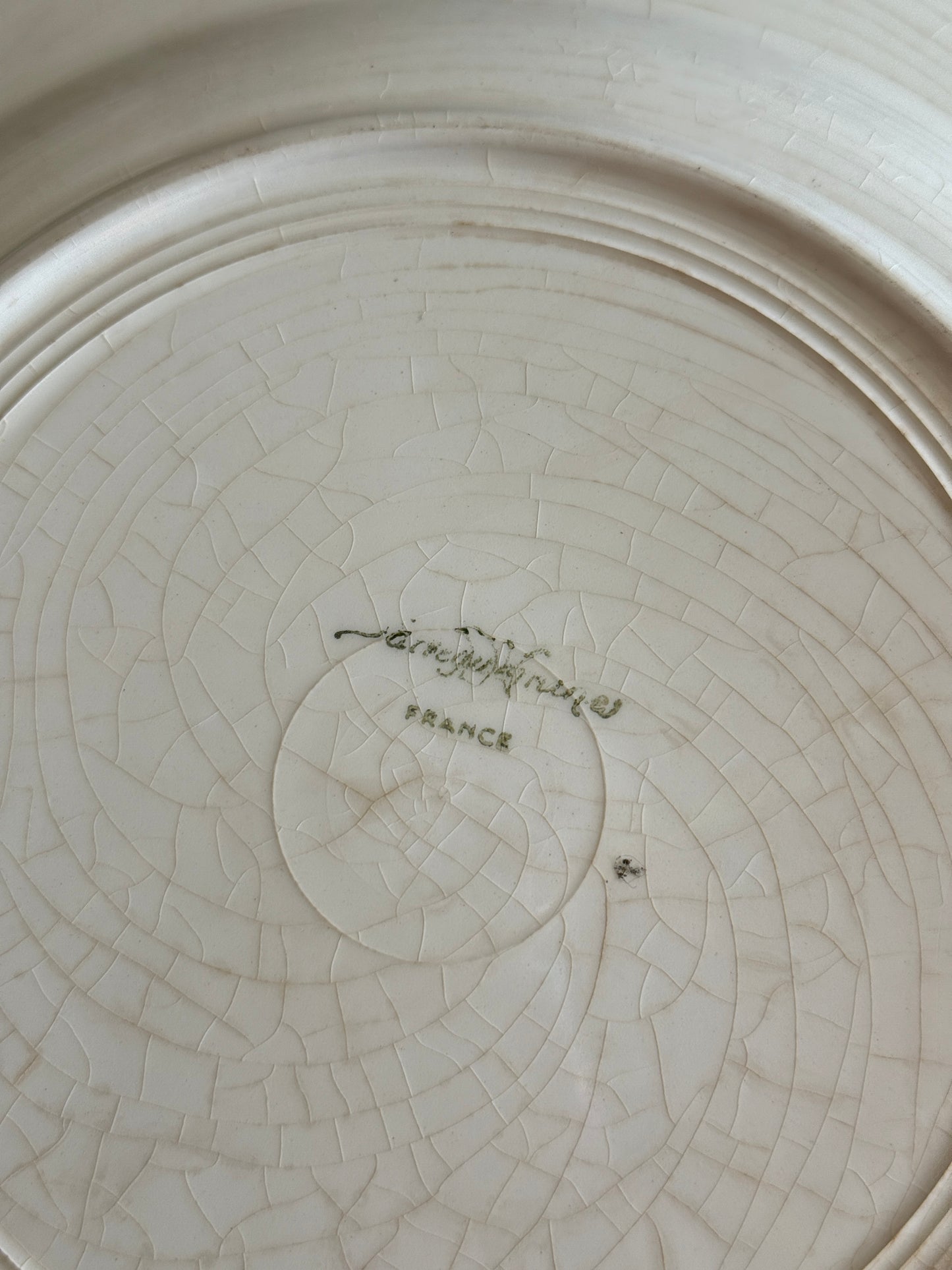 Set of 11 Antique French Ironstone Plates