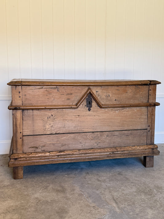 Antique French Chestnut Chest