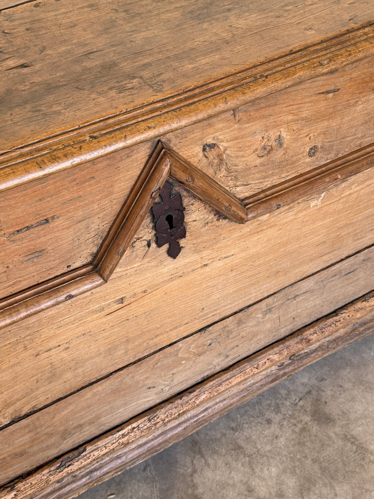 Antique French Chestnut Chest