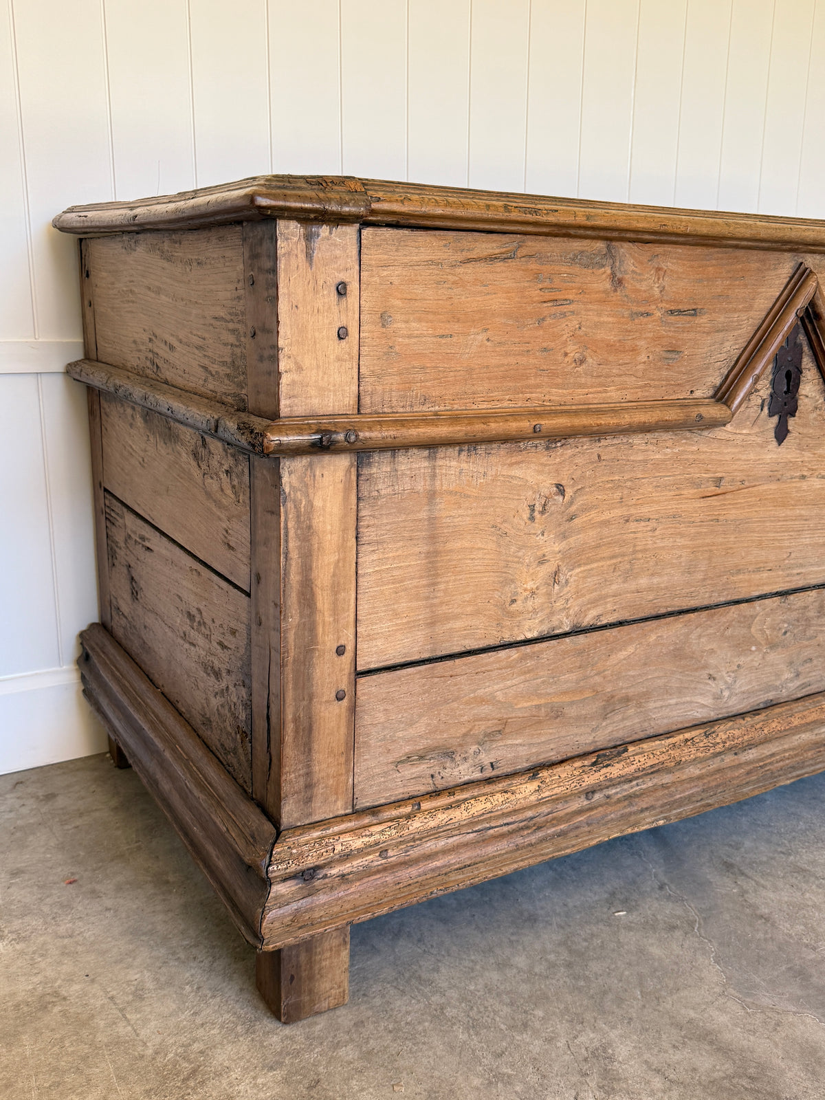 Antique French Chestnut Chest